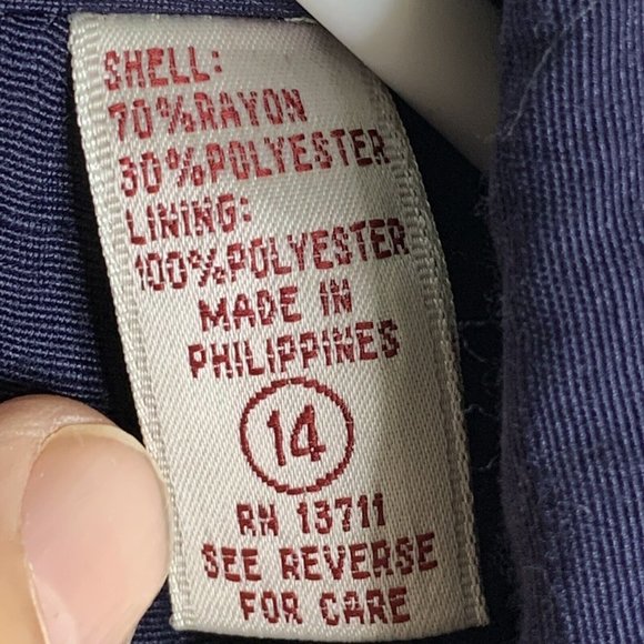 Karen Scott Blazer Jacket Womens 14 Lined Black Pockets Shoulder Pads One Button - Picture 6 of 9